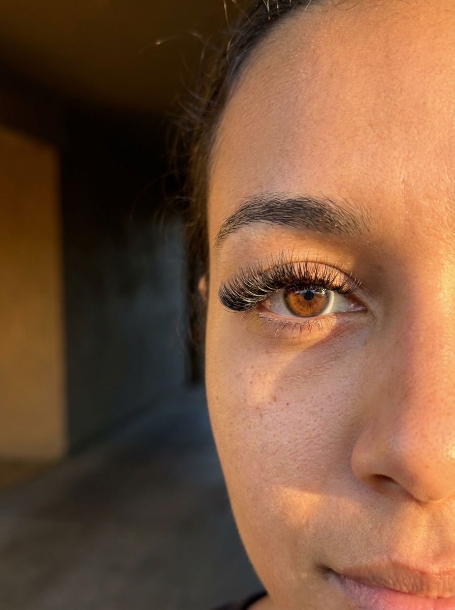 Volume lash extensions — full, fluffy fans